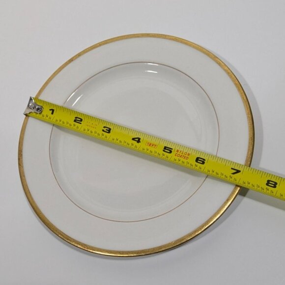 Syracuse China O.P.Co Gold Rimmed Ceramic Lunch Plate Vintage - Picture 4 of 8